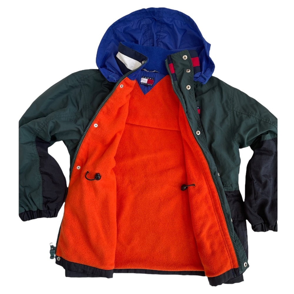 Vintage 90' Tommy Hilfiger Jacket Boys Size Medium Ski Jacket Y2K